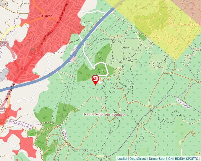 Carte Géoportail pour les drones de loisir