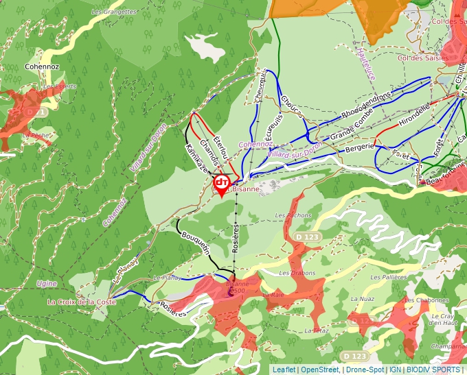 Carte Géoportail pour les drones de loisir