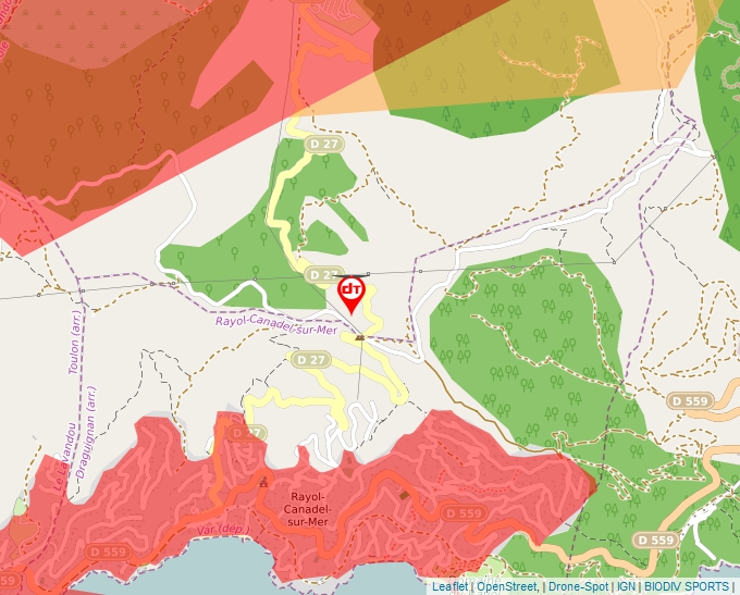 Carte Géoportail pour les drones de loisir