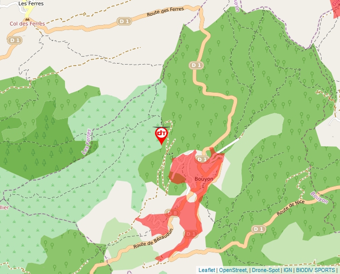 Carte Géoportail pour les drones de loisir