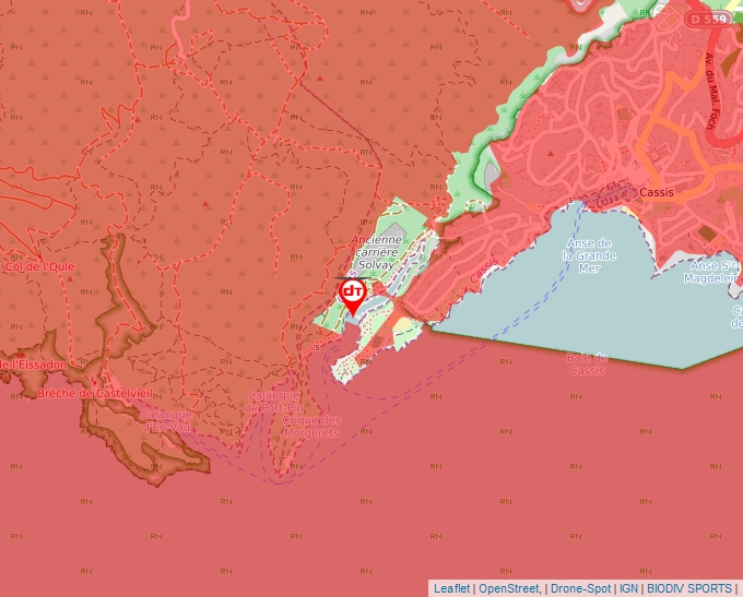 Carte Géoportail pour les drones de loisir