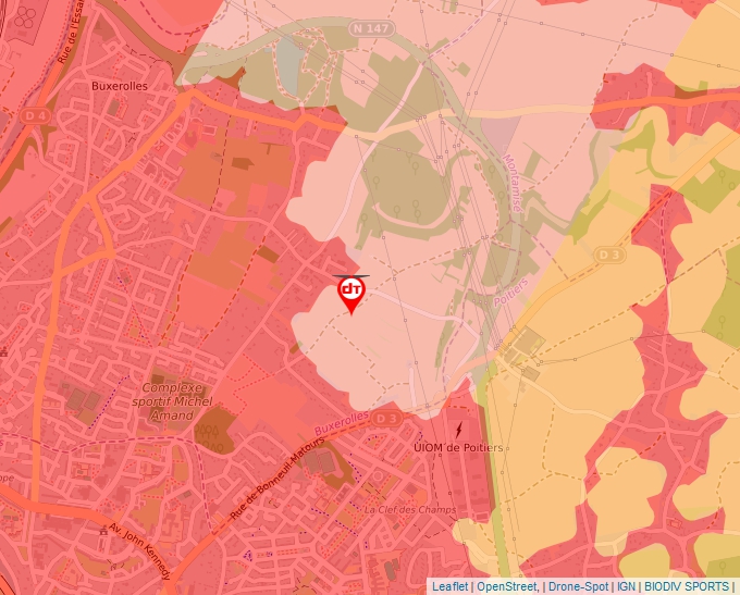 Carte Géoportail pour les drones de loisir