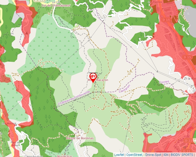 Carte Géoportail pour les drones de loisir