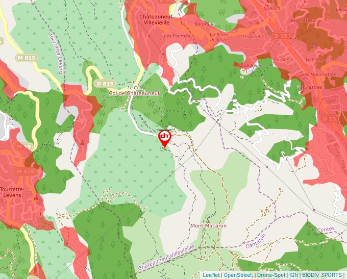 Carte Géoportail pour les drones de loisir