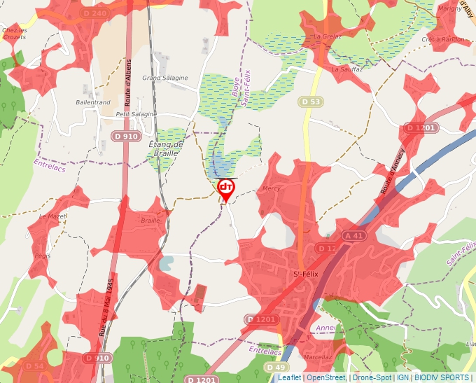Carte Géoportail pour les drones de loisir