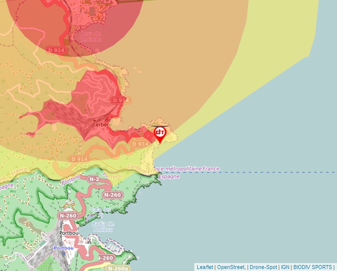 Carte Géoportail pour les drones de loisir