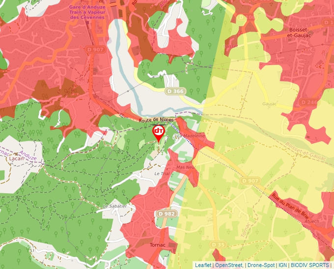 Carte Géoportail pour les drones de loisir