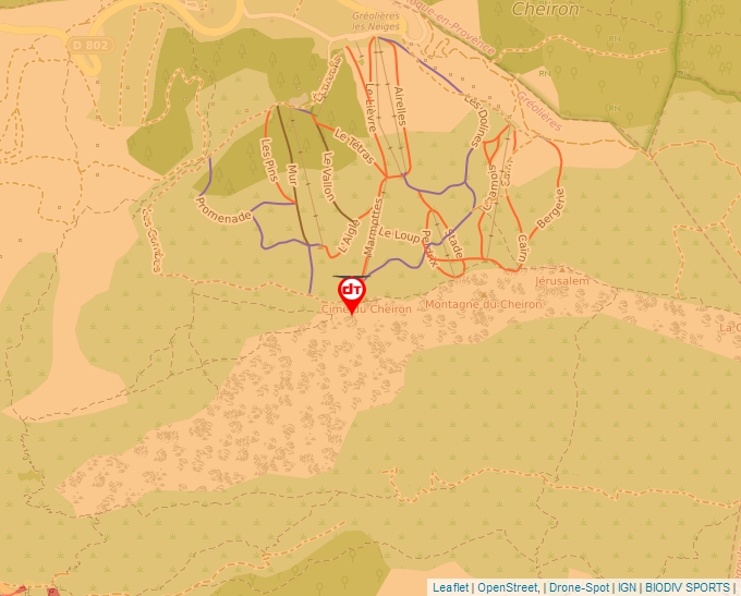 Carte Géoportail pour les drones de loisir