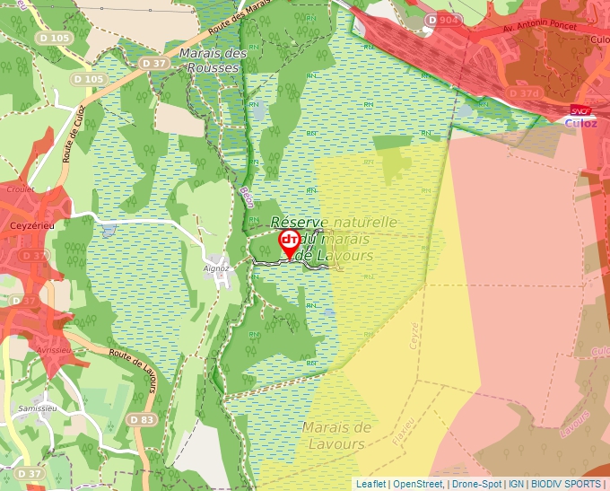 Carte Géoportail pour les drones de loisir