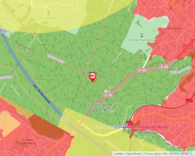 Carte Géoportail pour les drones de loisir