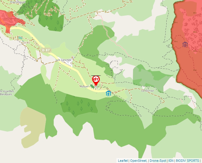 Carte Géoportail pour les drones de loisir