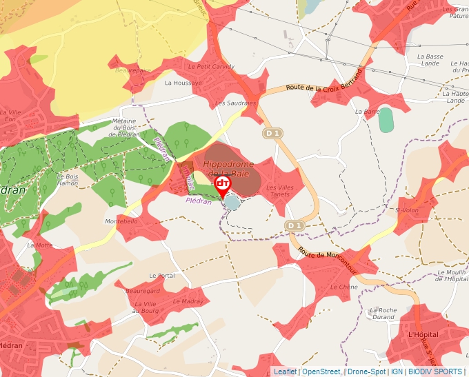 Carte Géoportail pour les drones de loisir