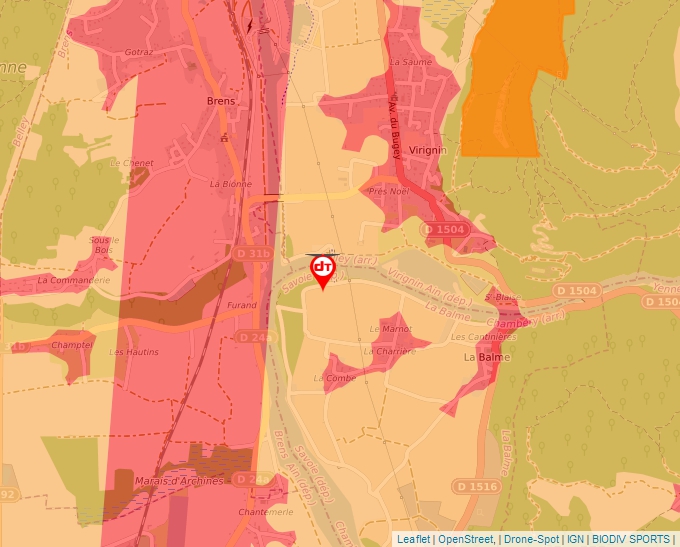 Carte Géoportail pour les drones de loisir