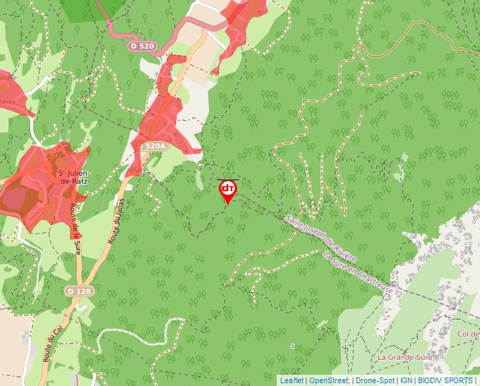 Carte Géoportail pour les drones de loisir