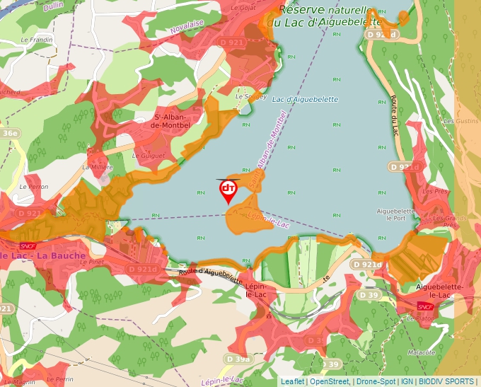 Carte Géoportail pour les drones de loisir