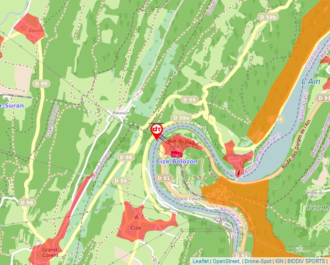 Carte Géoportail pour les drones de loisir