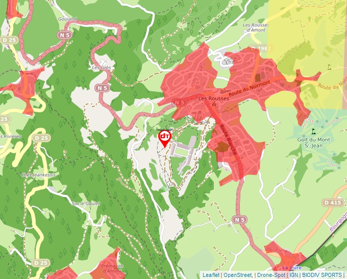 Carte Géoportail pour les drones de loisir