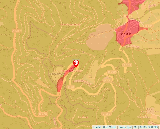 Carte Géoportail pour les drones de loisir