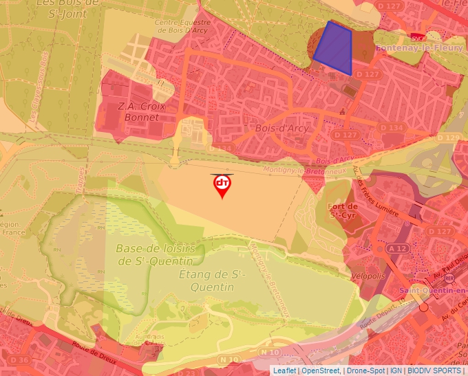 Carte Géoportail pour les drones de loisir