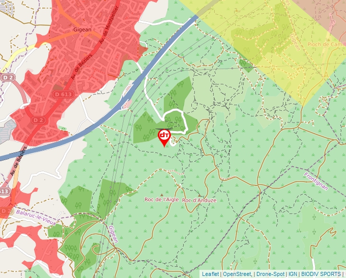 Carte Géoportail pour les drones de loisir