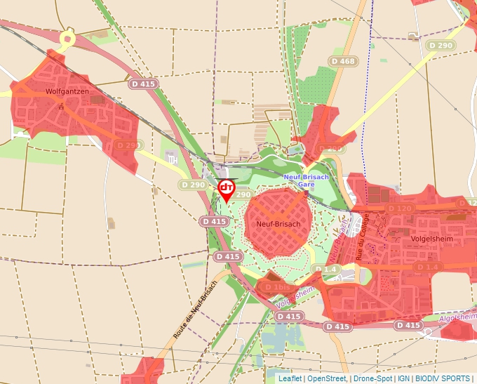 Carte Géoportail pour les drones de loisir