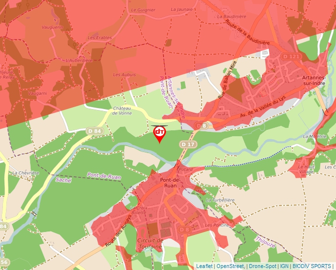 Carte Géoportail pour les drones de loisir