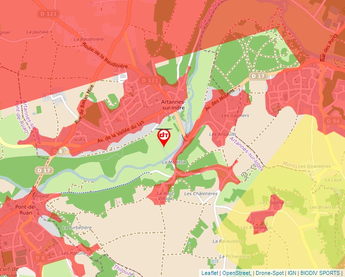 Carte Géoportail pour les drones de loisir