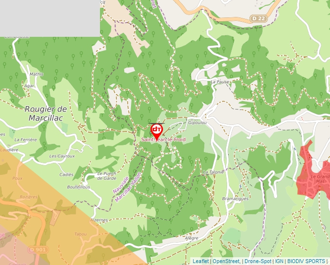 Carte Géoportail pour les drones de loisir