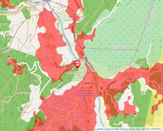 Carte Géoportail pour les drones de loisir