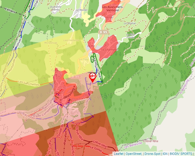 Carte Géoportail pour les drones de loisir