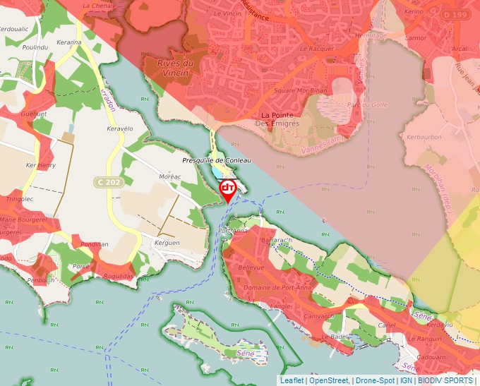 Carte Géoportail pour les drones de loisir