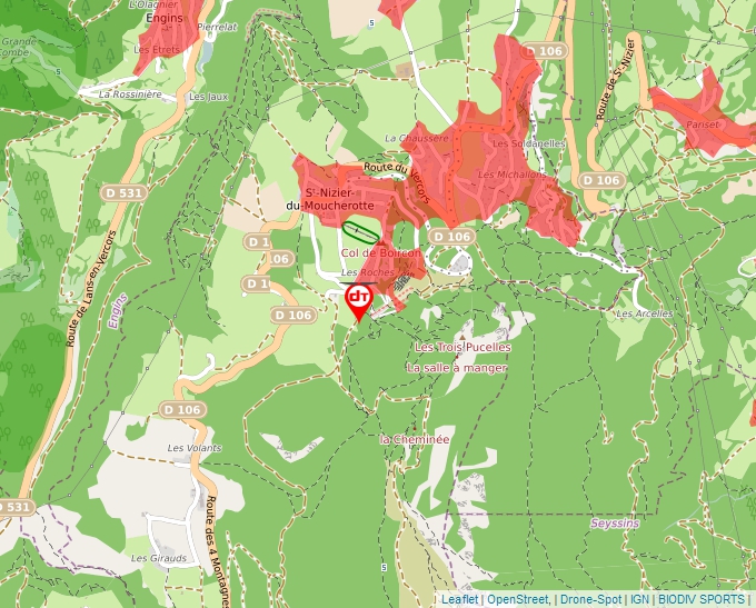 Carte Géoportail pour les drones de loisir