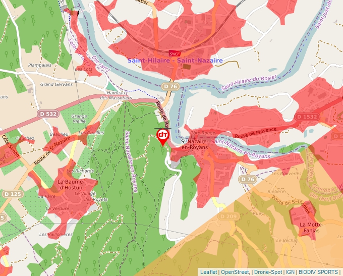 Carte Géoportail pour les drones de loisir