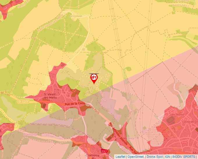 Carte Géoportail pour les drones de loisir