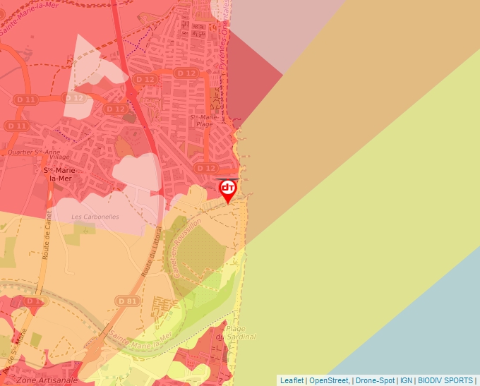 Carte Géoportail pour les drones de loisir