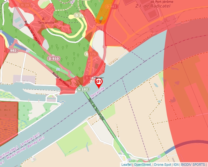 Carte Géoportail pour les drones de loisir