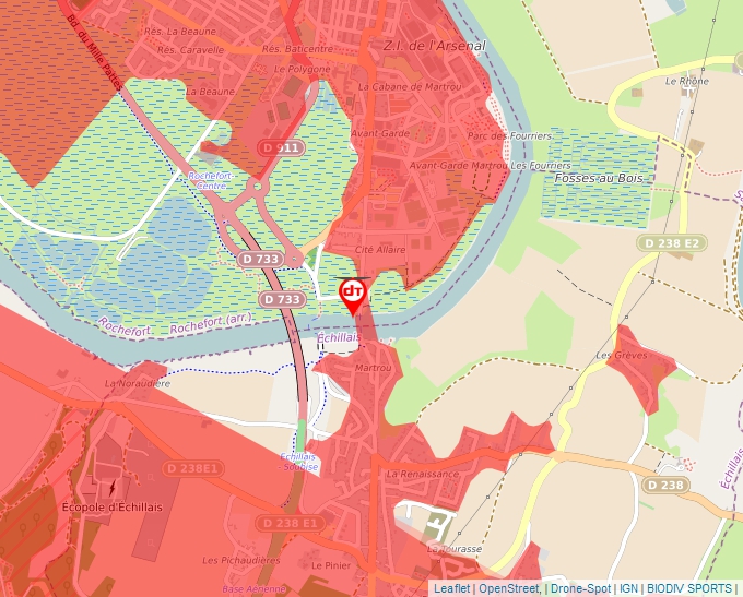 Carte Géoportail pour les drones de loisir