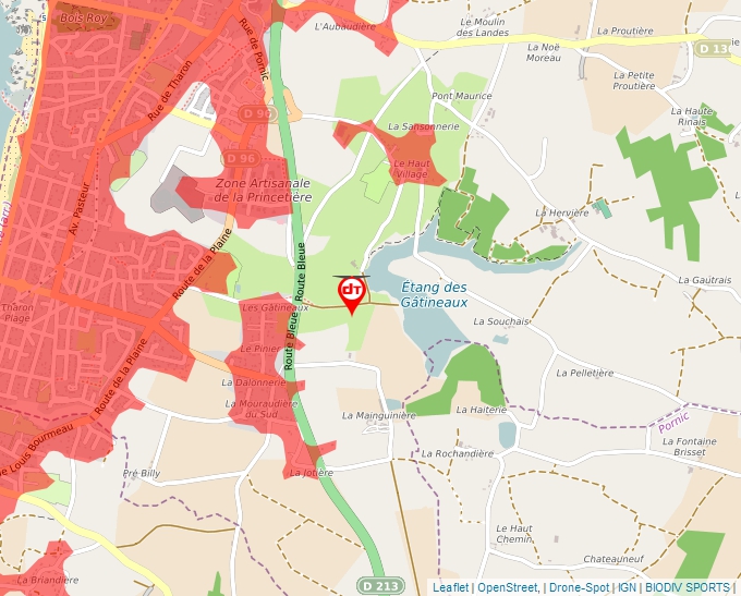 Carte Géoportail pour les drones de loisir