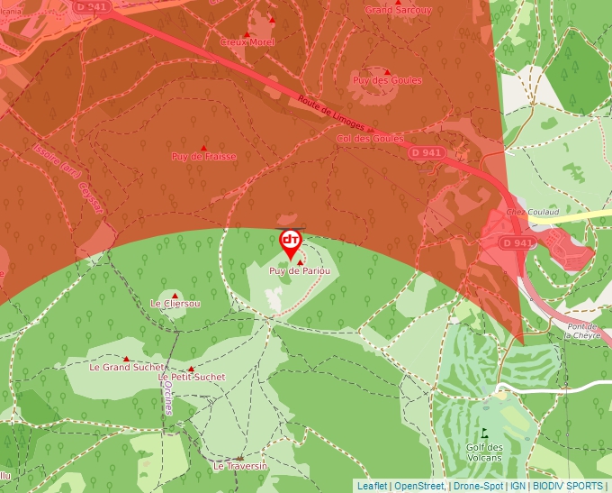 Carte Géoportail pour les drones de loisir