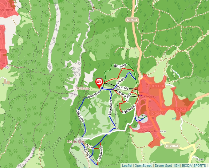 Carte Géoportail pour les drones de loisir