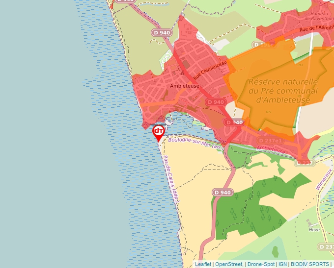 Carte Géoportail pour les drones de loisir