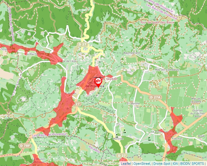 Carte Géoportail pour les drones de loisir