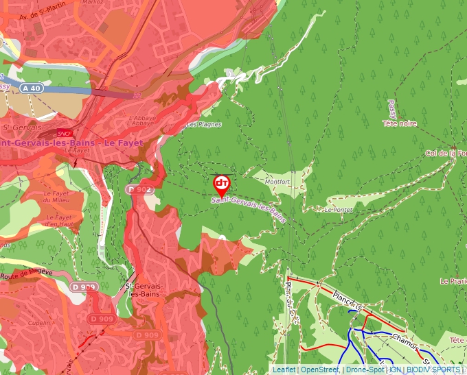 Carte Géoportail pour les drones de loisir