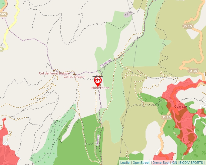 Carte Géoportail pour les drones de loisir