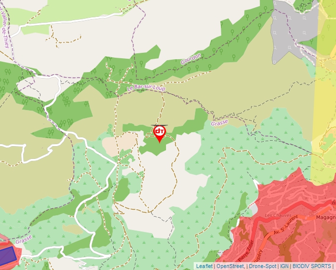 Carte Géoportail pour les drones de loisir