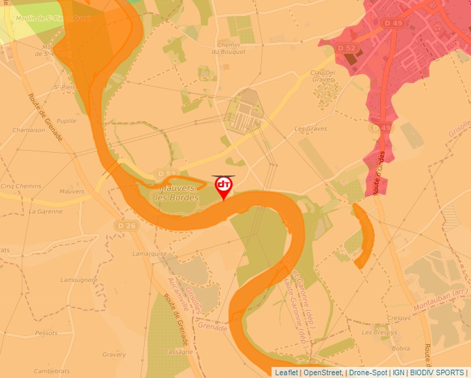 Carte Géoportail pour les drones de loisir