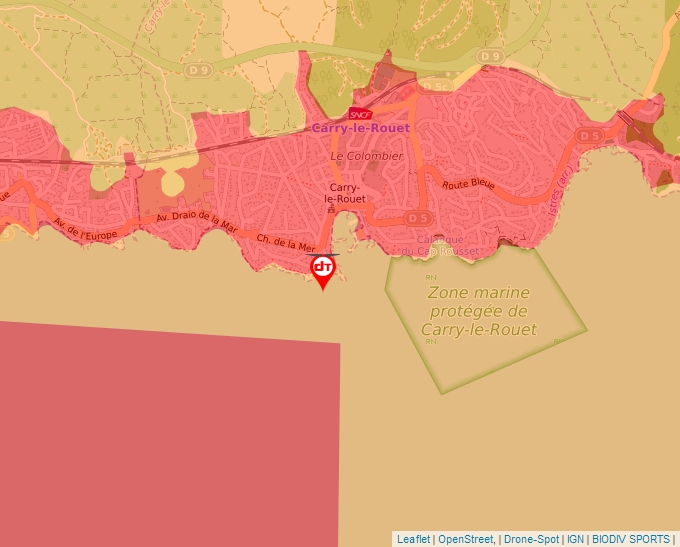 Carte Géoportail pour les drones de loisir