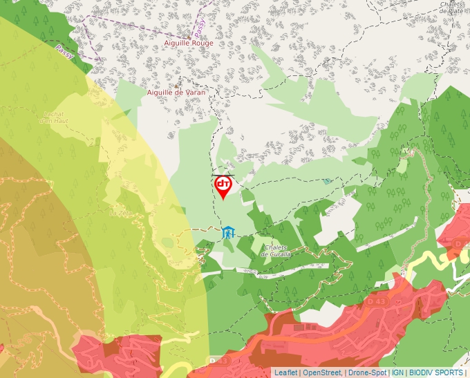 Carte Géoportail pour les drones de loisir