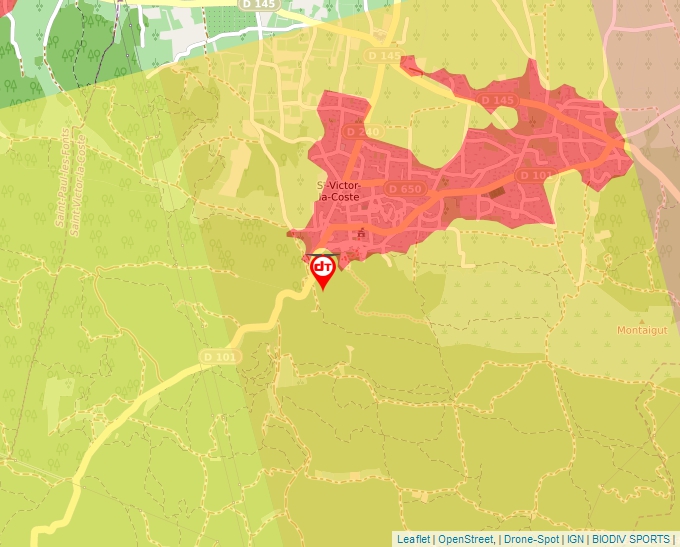 Carte Géoportail pour les drones de loisir