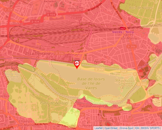 Carte Géoportail pour les drones de loisir